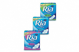 Прокладки Ria Ultra Super Plus ночные с крылышками 8 шт..