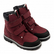 Ботинки Тапибу зимние с шерстью для девочек FT-23013.18-WL06O.01 бордовые.