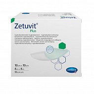 Повязка Zetuvit plus суперабсорбирующая стерильная 10х10см 10 шт.