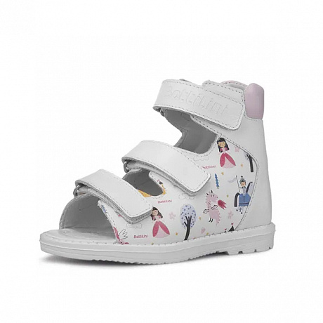 Сандалии Bottilini для девочек SO-430(55) белый/замок. Изображение 2 из 4